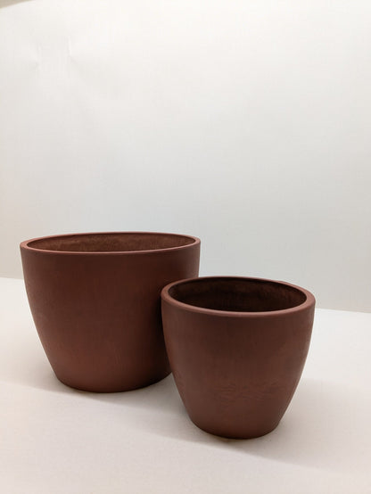Black and TerraCotta Eco Pots Green Memento