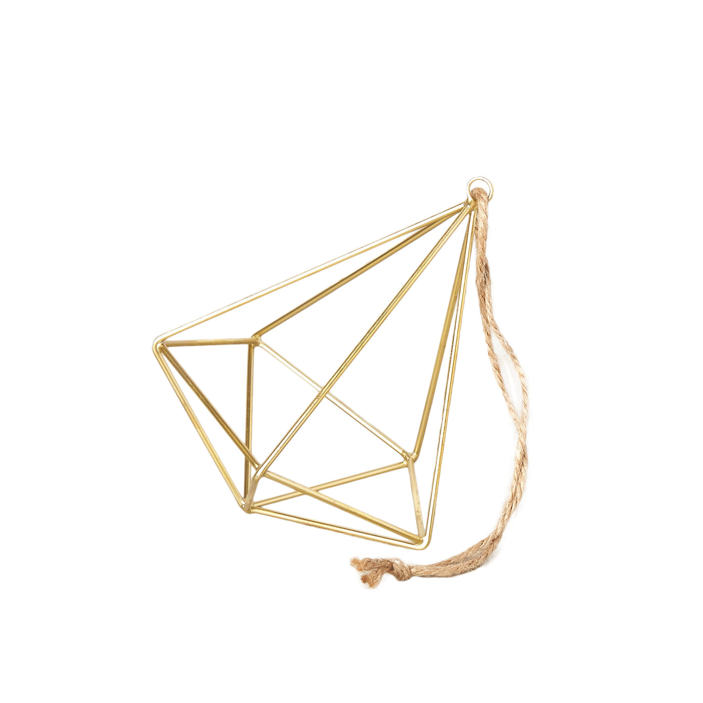 Brass Air Plant Display Hanger Green Memento