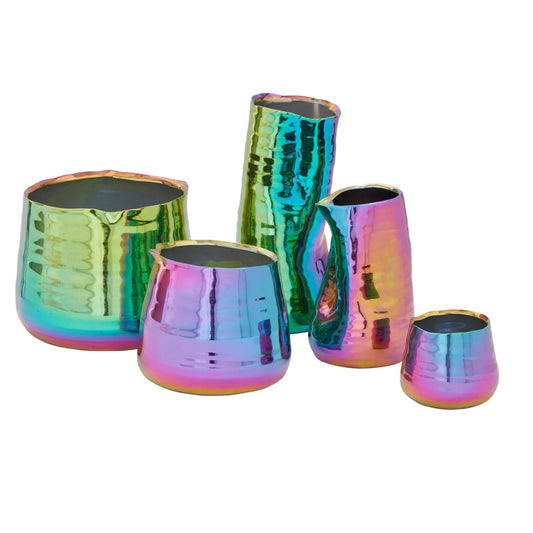 Iridescent Tegan Pot Green Memento