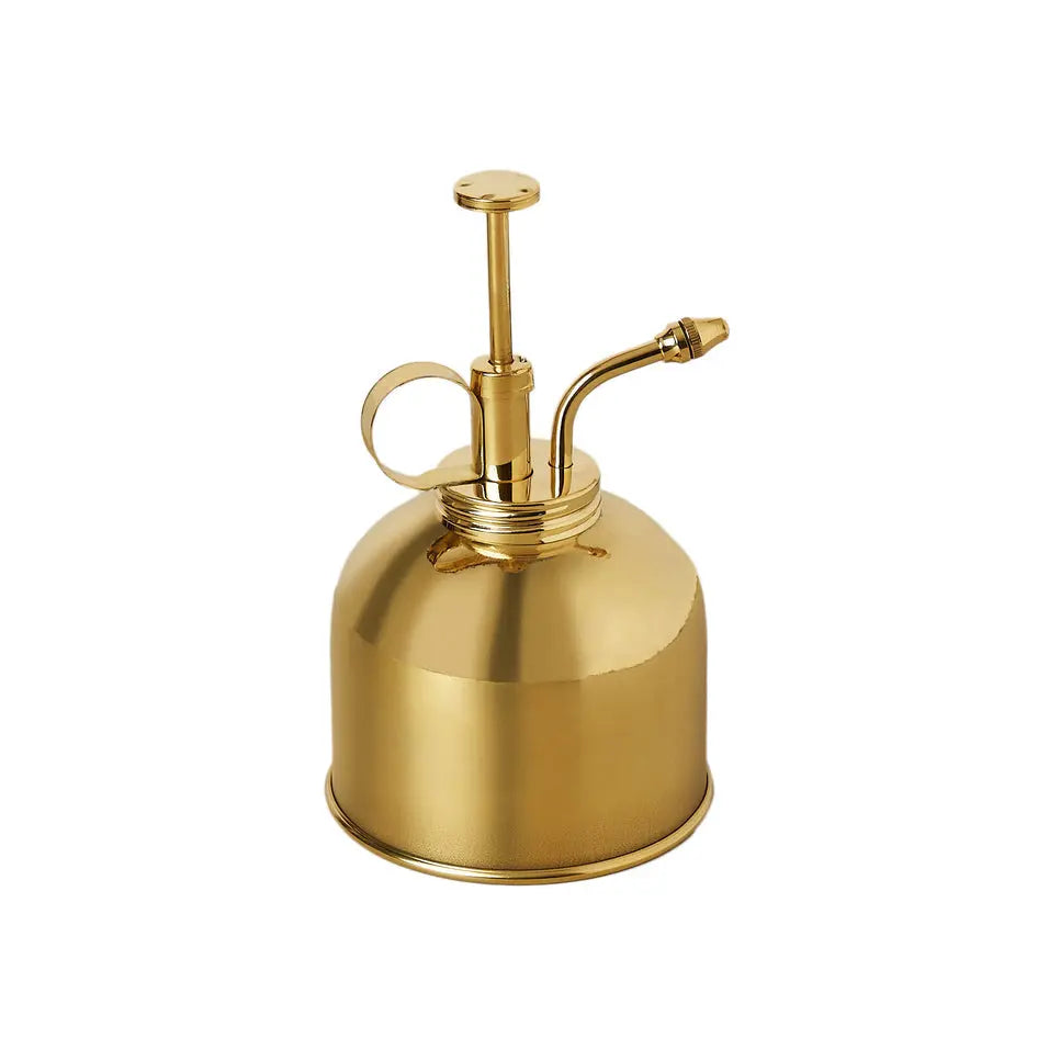 Brass Plant Mister: Elegant Brass Sprayer for Garden Care Green Memento