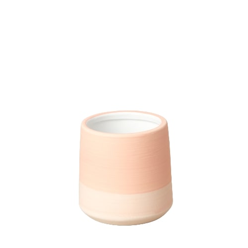 Gradient Cylinder Pot - Pink Green Memento